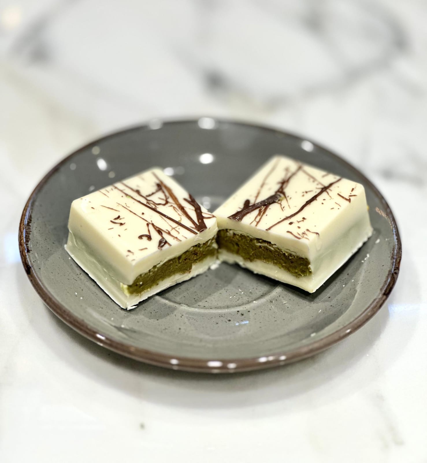 White  Chocolate Kunafa Bar